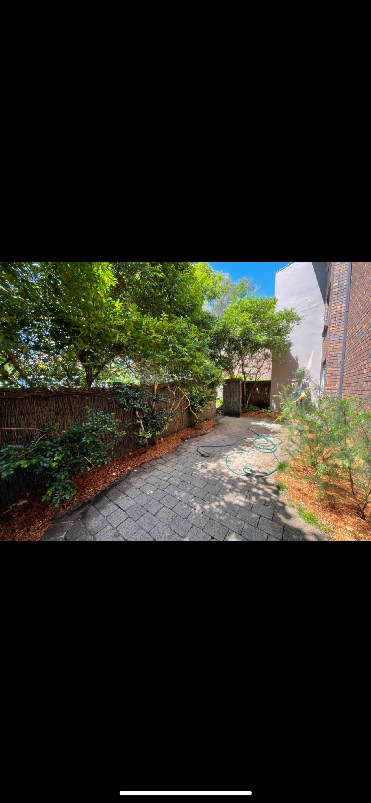 Finished landscape installation