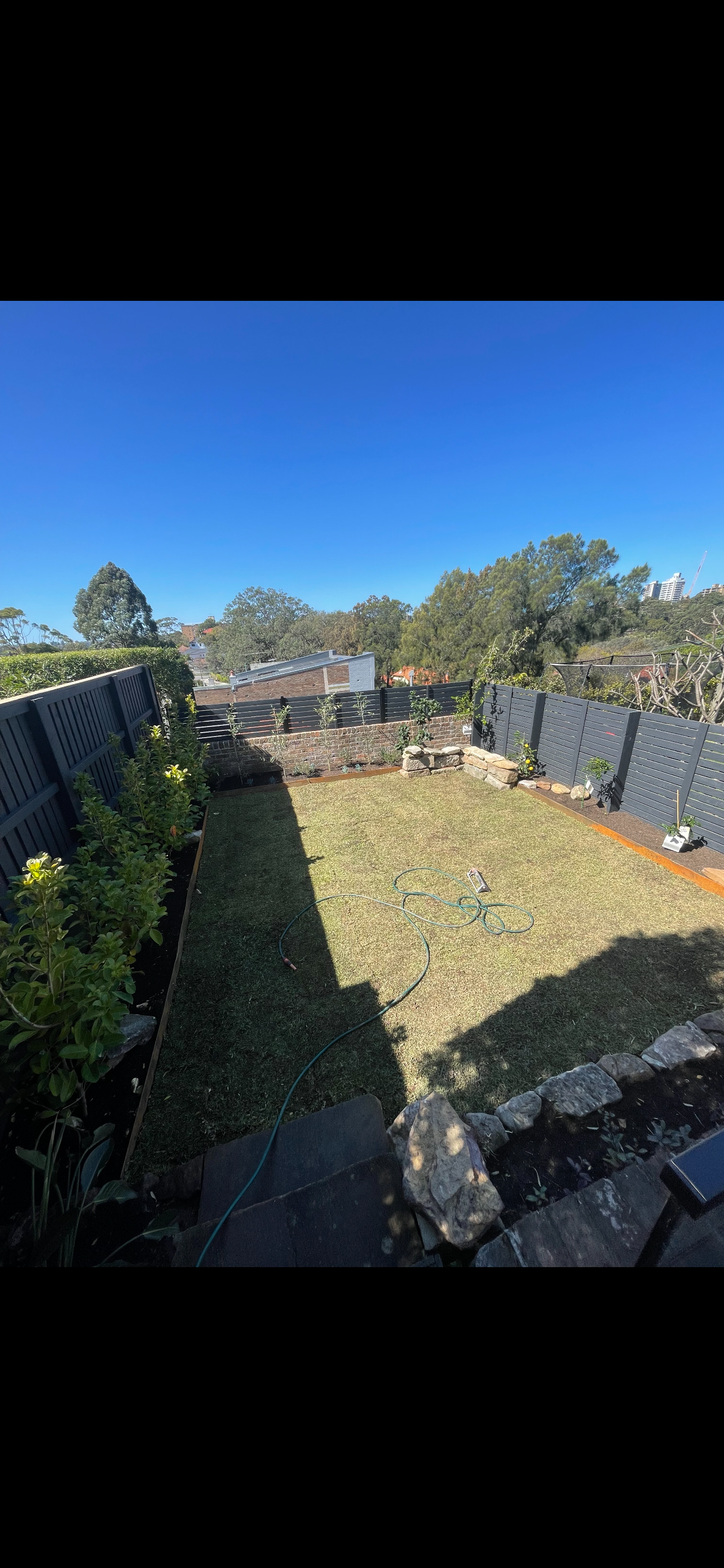 Well-kept garden